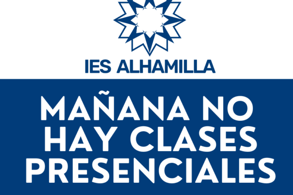 Anuncio para salón de clases de mañana no hay clases (1)